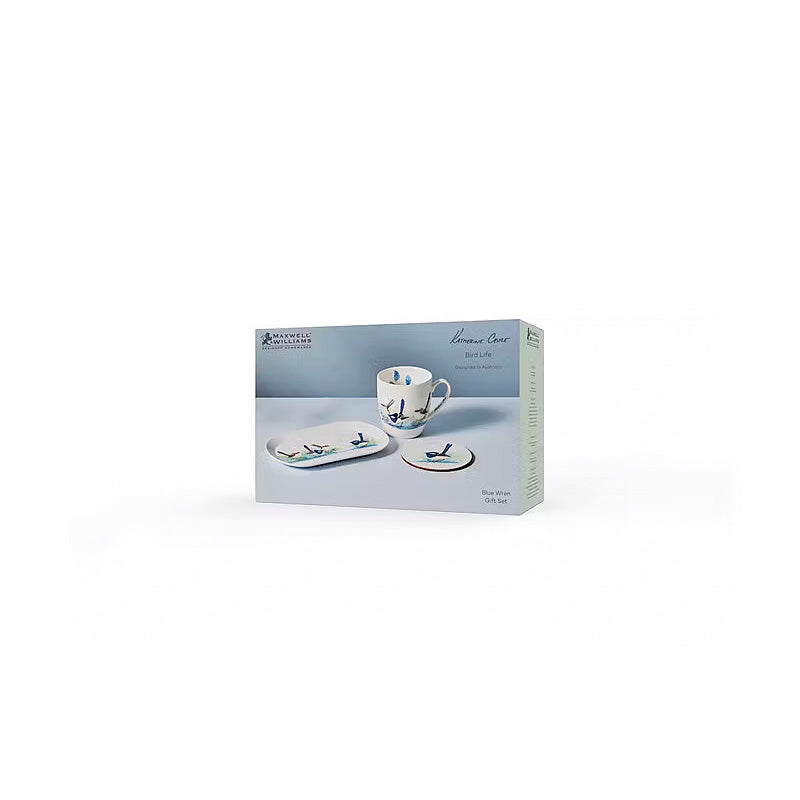 Katherine Castle Bird Life Gift Set Blue Wren 3 Pce GB The Gymea Lily