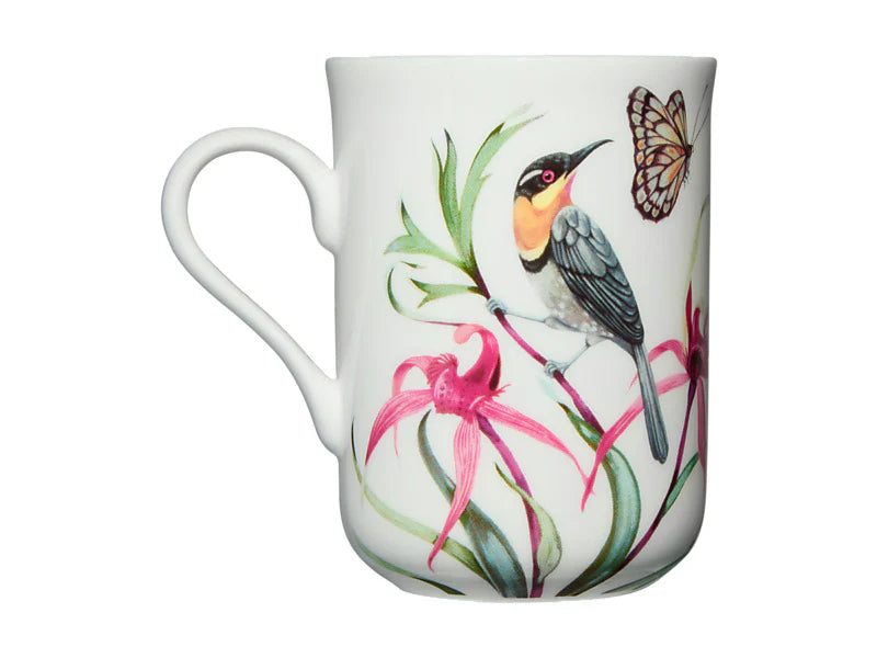 Eloise Short Lyric Cup & Saucer 240ML Regent Honeyeater Gift Boxed in White