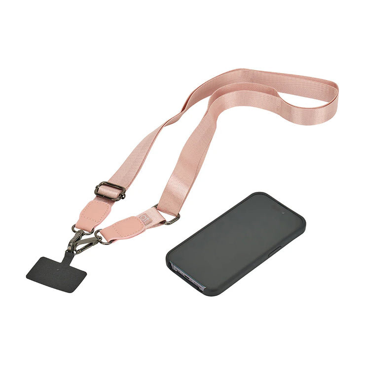 At Phone Strap Lanyard Pink