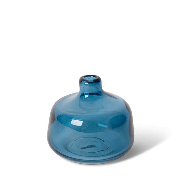 Dalili Bottle Vase Short Blue 11x11x10cm