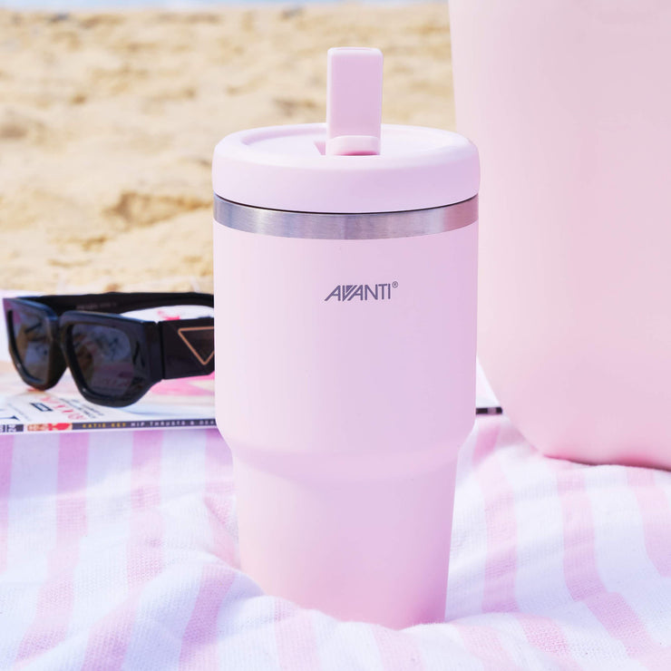 Avanti HydroQuench Insulated Smoothie Tumbler 550ml - Blush Pink