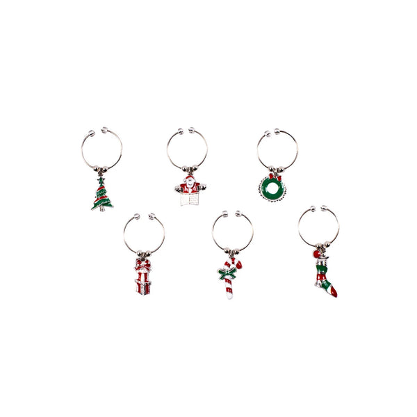 Wine Charms - Christmas Theme