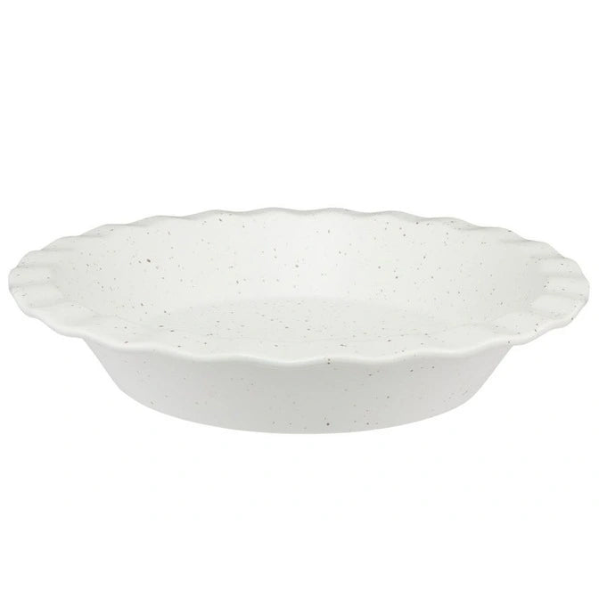 M&W Speckle Fluted Pie Dish 25x4.5cm