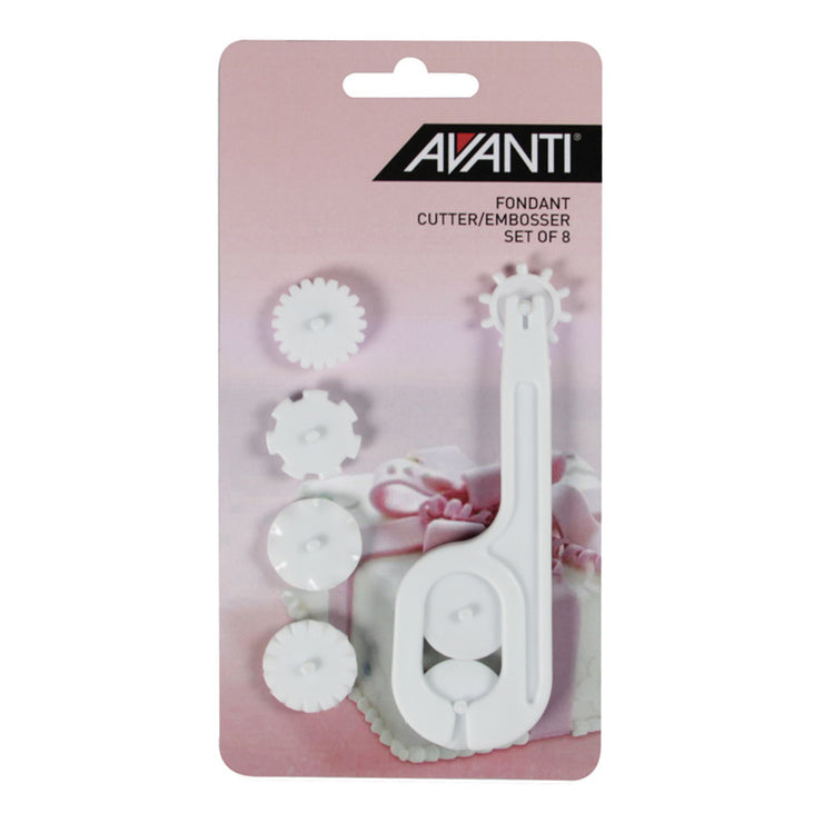 Avanti Fondant Cutter/Embosser Set - 8 Piece