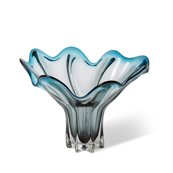 Shaka Wavy Vase Blue 41x33x30cm