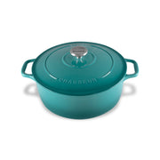 Chasseur Round French Oven Mediterranean Blue 26cm