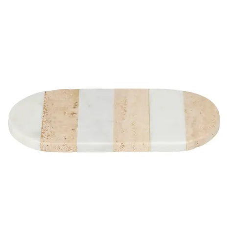 Tia Travatine/Marble Oblong Board 12x24cm