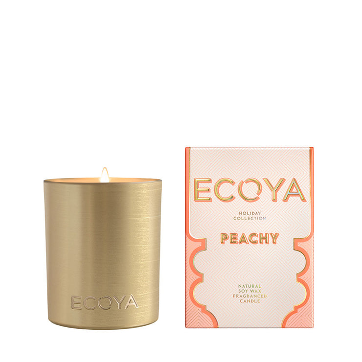 Ecoya Holiday: Peachy Goldie Candle