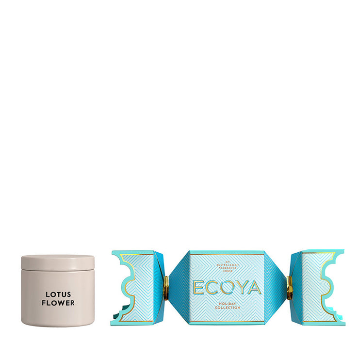 Ecoya Holiday: Lotus Flower Tin Candle Bon Bon