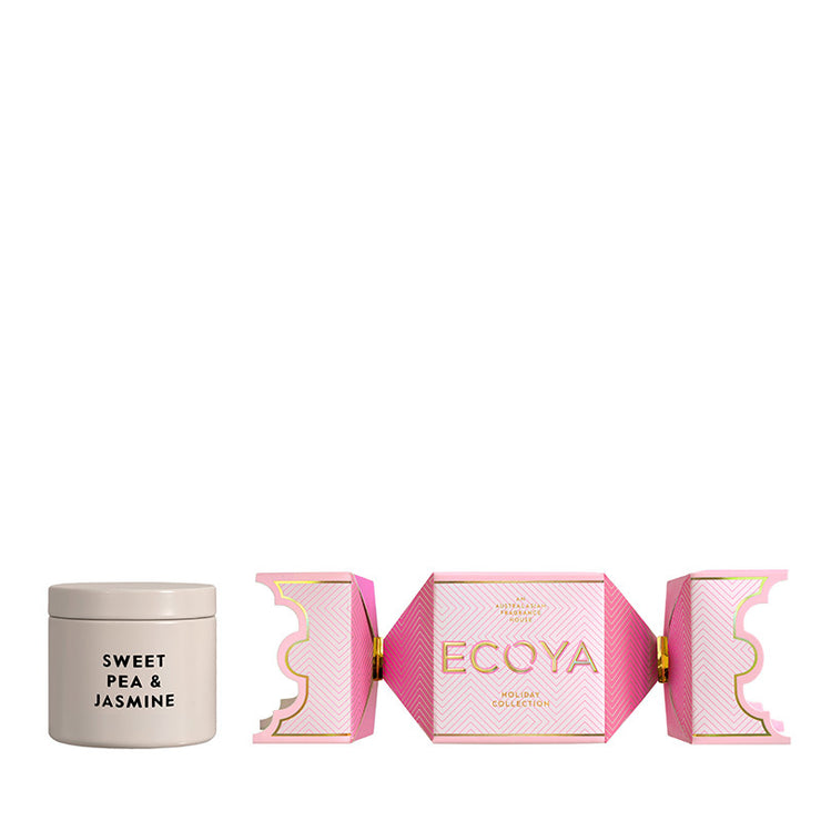 Ecoya Holiday: Sweet Pea & Jasmine Tin Candle Bon Bon