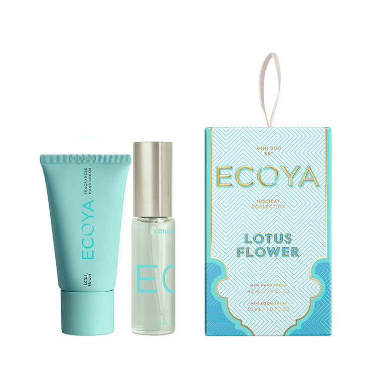 Ecoya Holiday: Lotus Flower Mini Duo Set