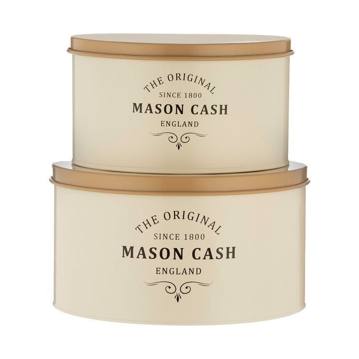 Mason Cash Heritage Cake Tins Set 2 4L/6L