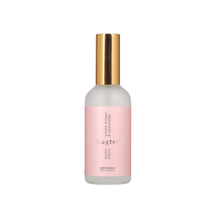 Huxter Room Spray - 100ml Boxed - Pink - White Peony & Cashmere