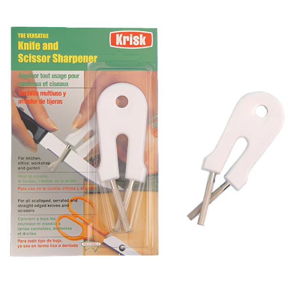 KRISK KNIFE & SCISSOR SHARPENER - WHITE