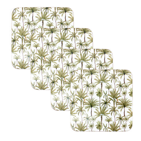 Real Tree set 4  Coaster 10x10