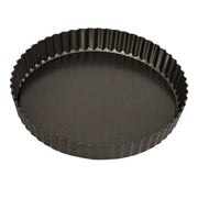Bakemaster Loose Base Round Flan/Quiche Pan, 23 x 3.5cm - Non-stick