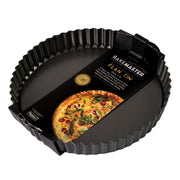 Bakemaster Loose Base Round Flan/Quiche Pan, 23 x 3.5cm - Non-stick