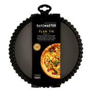 Bakemaster Loose Base Round Flan/Quiche Pan, 23 x 3.5cm - Non-stick