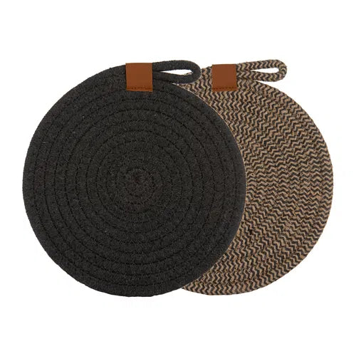 Nash Charcoal Set 2 Trivets 22cm