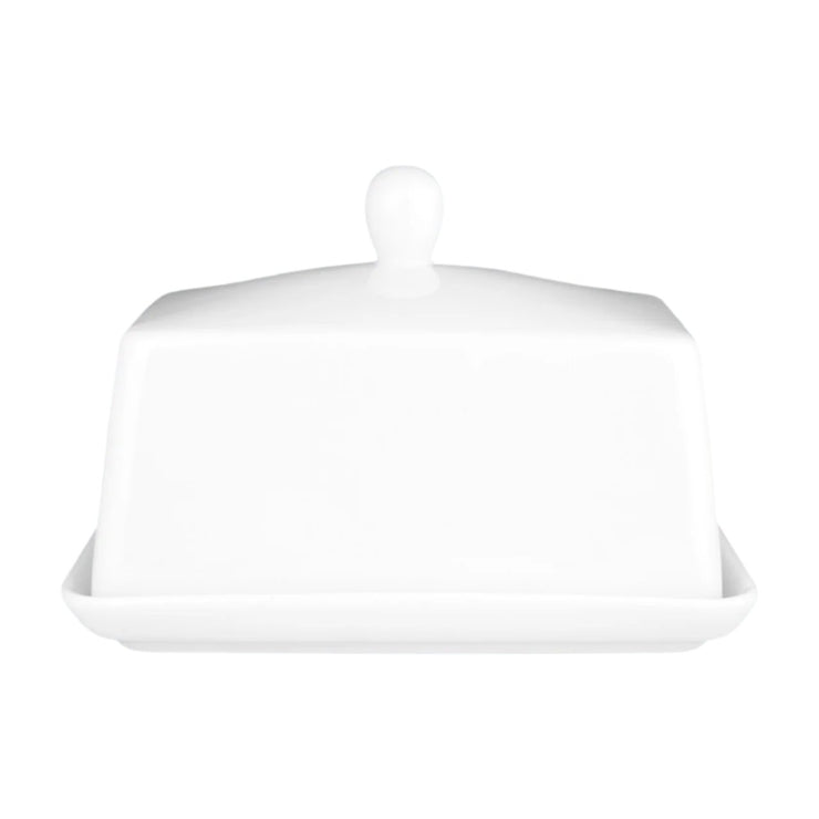 Wilkie Brothers Butter Dish 16x11cm New Bone White