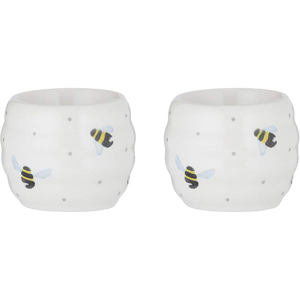 Price & Kensington Sweet Bee Set of 2 Ceramic Egg Cups