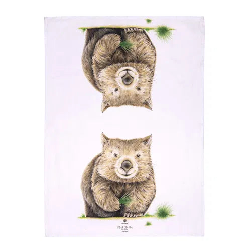 Bush Buddies Wombat Kitchen Towel