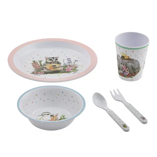 Aussie Fairies Kids Dinner Set 5 Piece