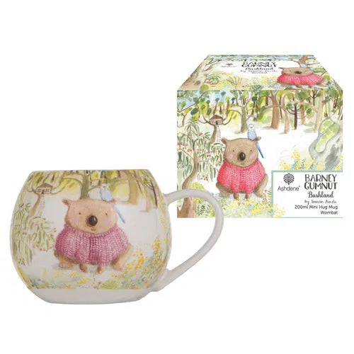 Barney Gumnut Bushland Wombat Mini Hug Mug