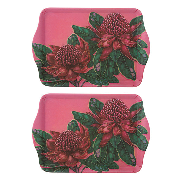 Native Flora Waratah 2pk Scatter Tray