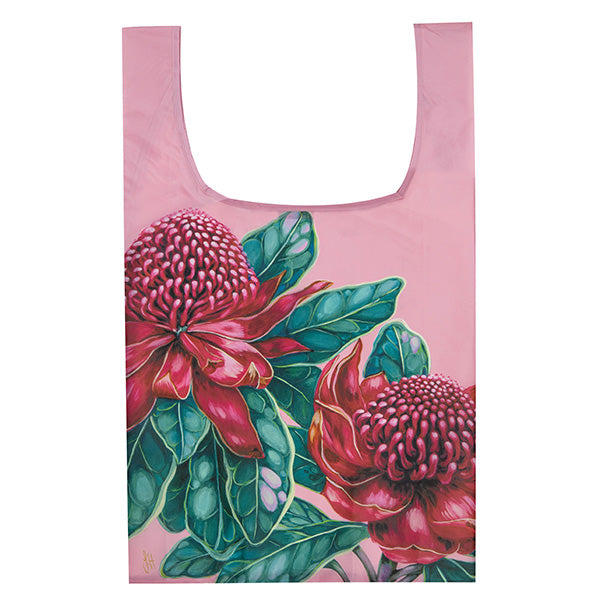 Ashdene Native Flora Waratah  Shopping Bag