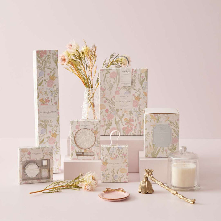 Floral Garden Scented Hanging Sachets Set of 4 – Rose