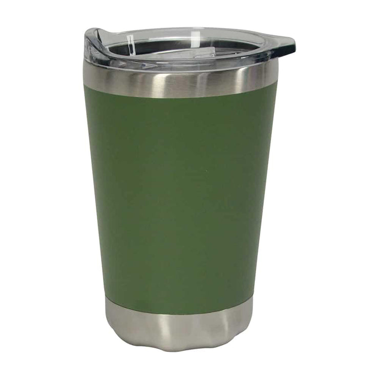 Coffee Mug Stainless 275ml Khaki