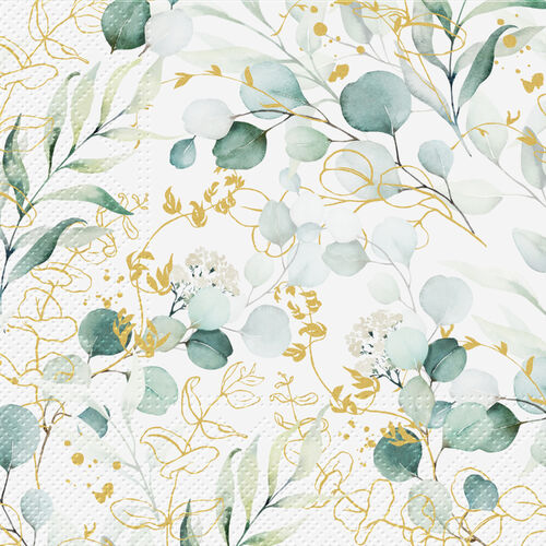 Paw Napkins Golden Eucalyptus 33cm