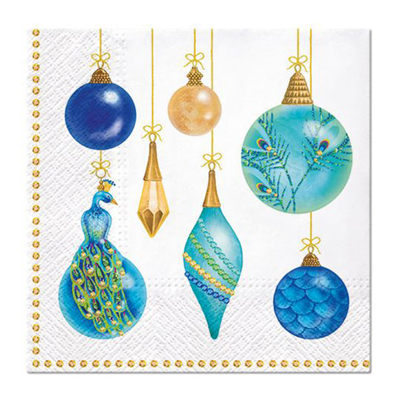 Paw Napkins Peacock Collection 33cm