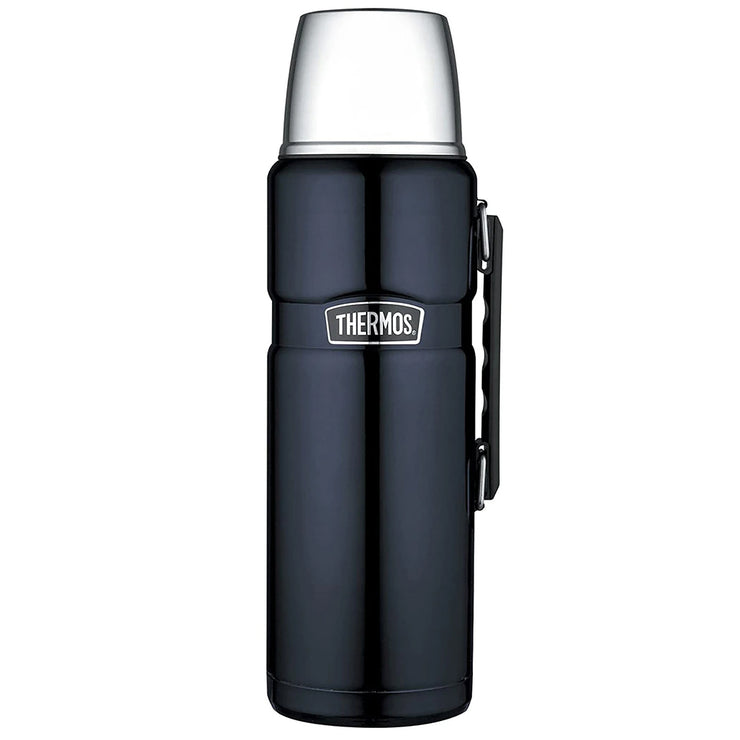 Thermos Stainless King Flask Midnight Blue 2.0LTR