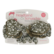 Printed Headband & Scrunchie Set
