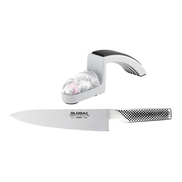 GLOBAL Classic 20cm Cooks Knife & Minosharp