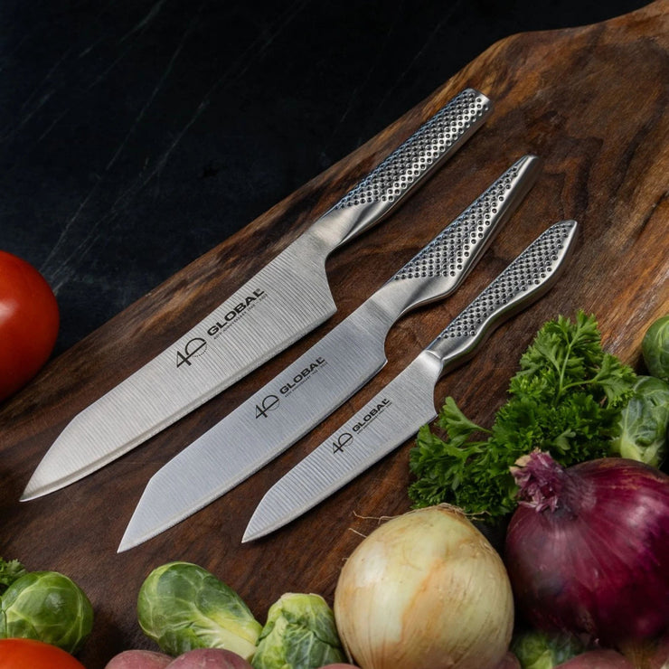Global 40th Anniversary 3 Piece Knife Set