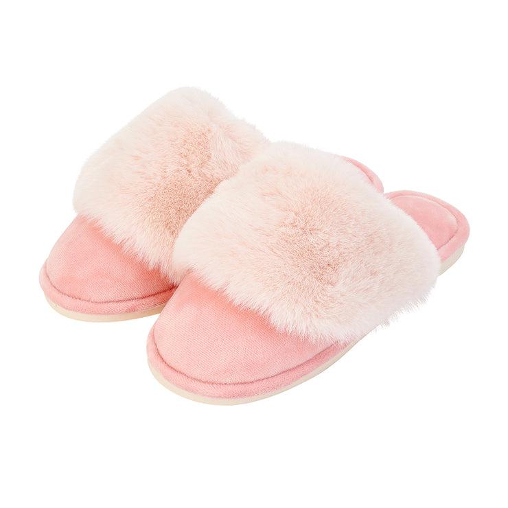 Cosy Luxe Pink Petal Slipper Small