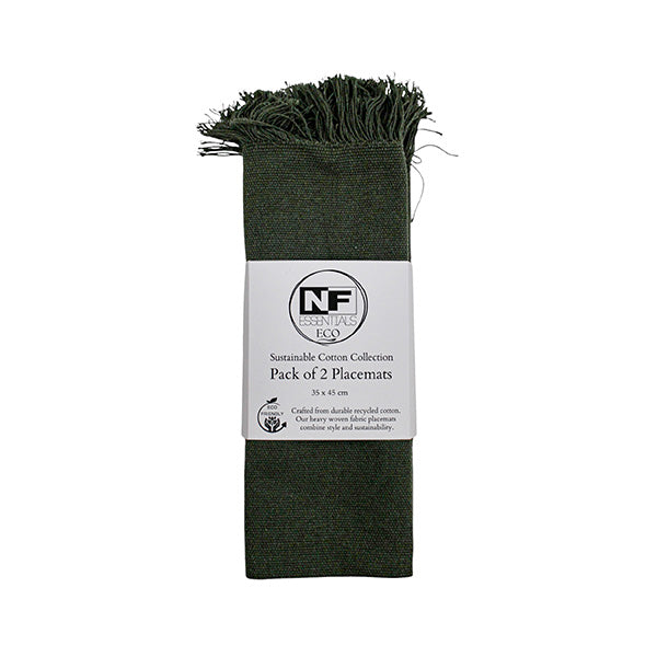 Zeala Organic Runner 35x180cm Olive