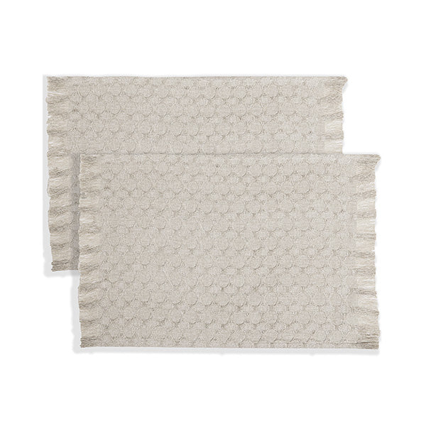 Coin Eco Placemat 35x45cm Taupe set 2