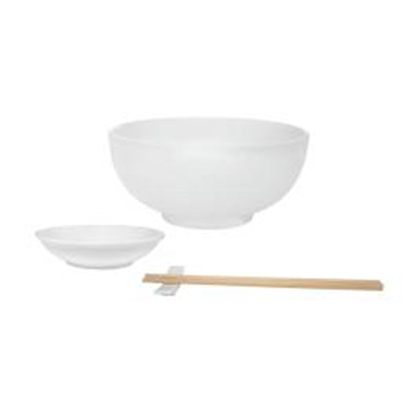 MW White Basics Rice Bowl Set 16pc Gift Boxed