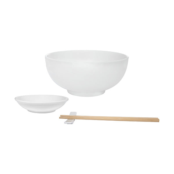 MW White Basics Noodle Bowl Set 8pc Gift Boxed