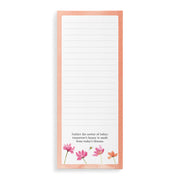 Bee List Notepad - Poppy