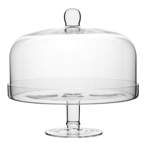 Classic Cake Stand With Dome 28cm