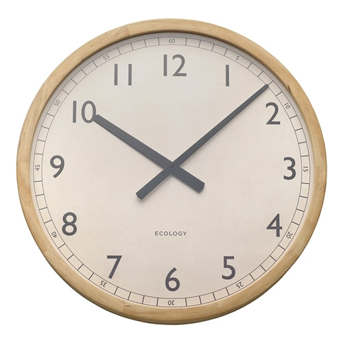 Sandglass Wall Clock 50cm Pine