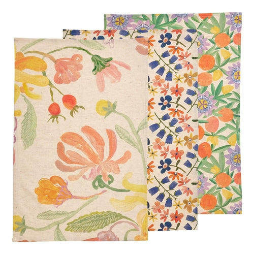 Ecology Midsummer Set 3 Tea Towel Assorted