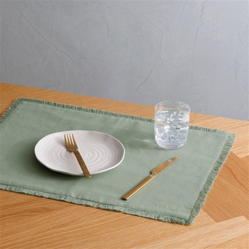 Ecology Fray Set 4 Placemat 38x53cm Midday