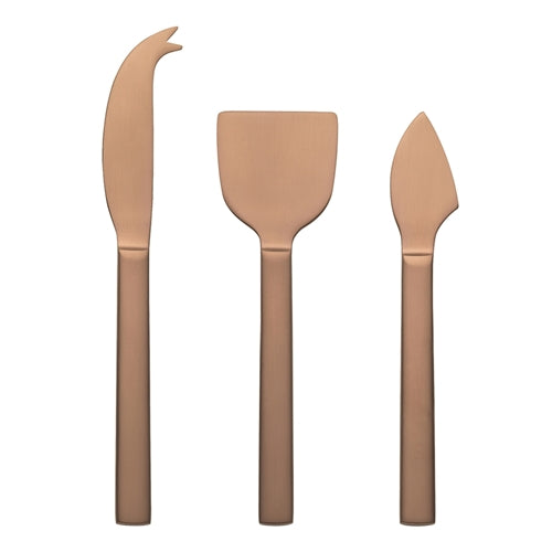 Ecology Forge 3pc Cheese Set Matt Copper