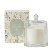 Natura Glass Cloche Scented Candle French Pear & Vanilla